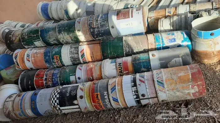 سطول بلاستيك جديد والحديد مستعمل 5
