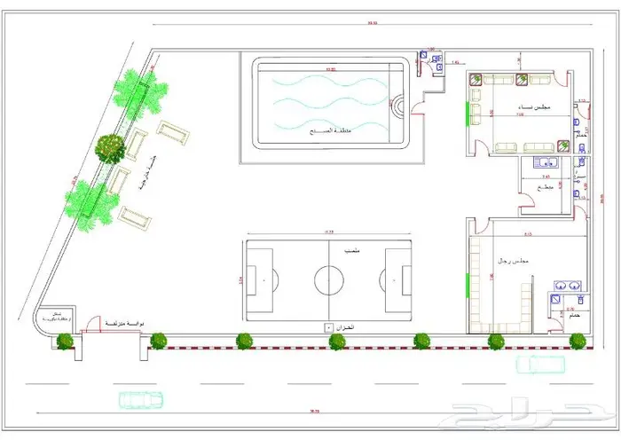 رفع مساحي مخططات كروكي AS-BUILT Autocad plans 11