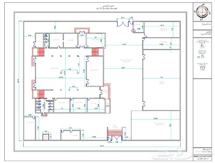 رفع مساحي مخططات كروكي AS-BUILT Autocad plans 9