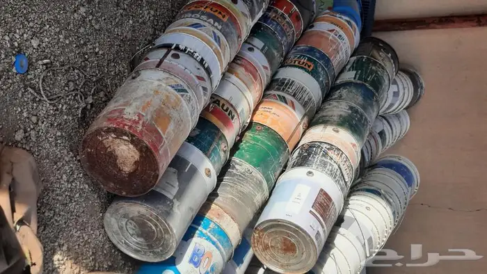 سطول بلاستيك جديد والحديد مستعمل 12
