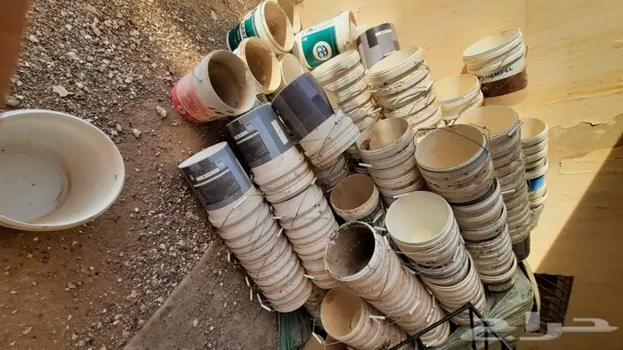 سطول بلاستيك جديد والحديد مستعمل 17