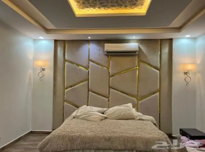 خلفيه غرف نوم هيبورد تفصيل حسب الطلب غرف نوم دواليب تسريحات 2