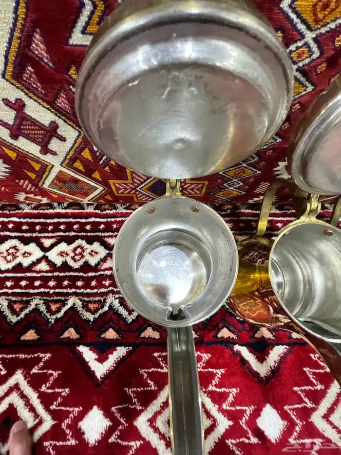 طقم دلة النخيل العربي صناعه سوريه 2