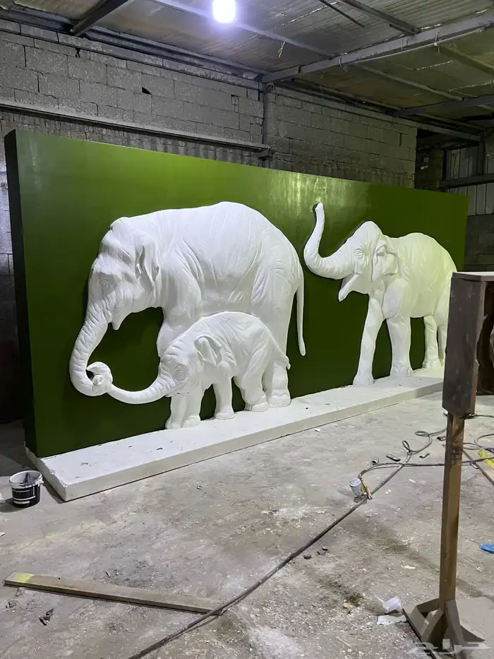 نحت مجسمات فلين ديكور فلين اعلانات نحات محترف 51