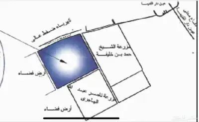 مزرعه للبيع غرب عين دار 0