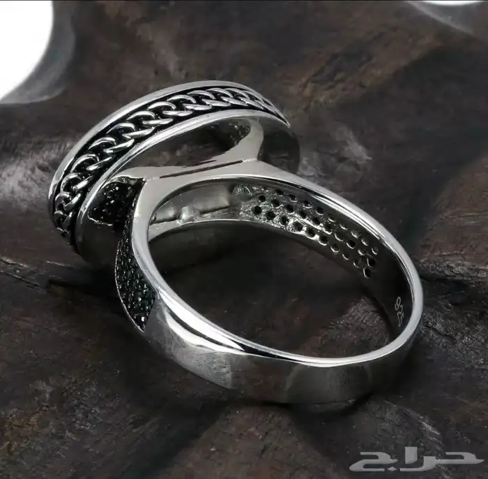 خواتم للمتميزين كشخة فضة925 فصوص عقيق 4