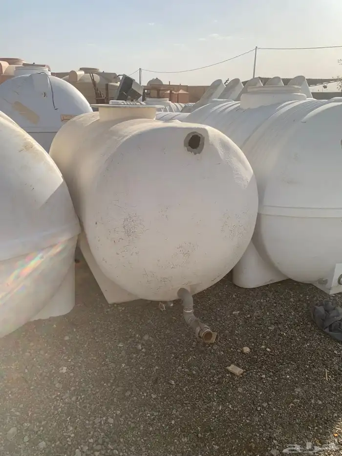 عرض خزان مستعمل شبه جديده فيبرجلاص امريكي شركة الحسيني 0