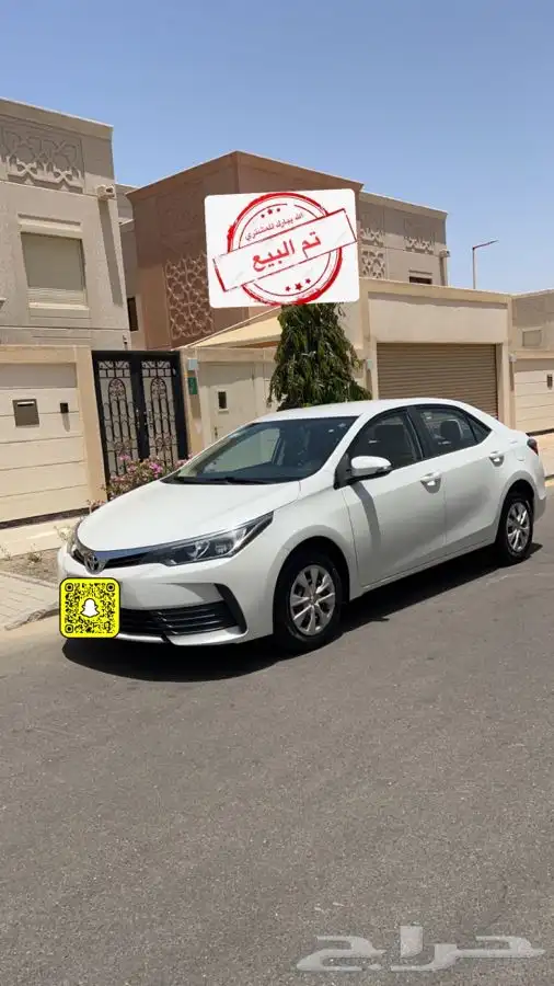 كورلا 2018 مخزنة ممشى قليل تم البيع 26