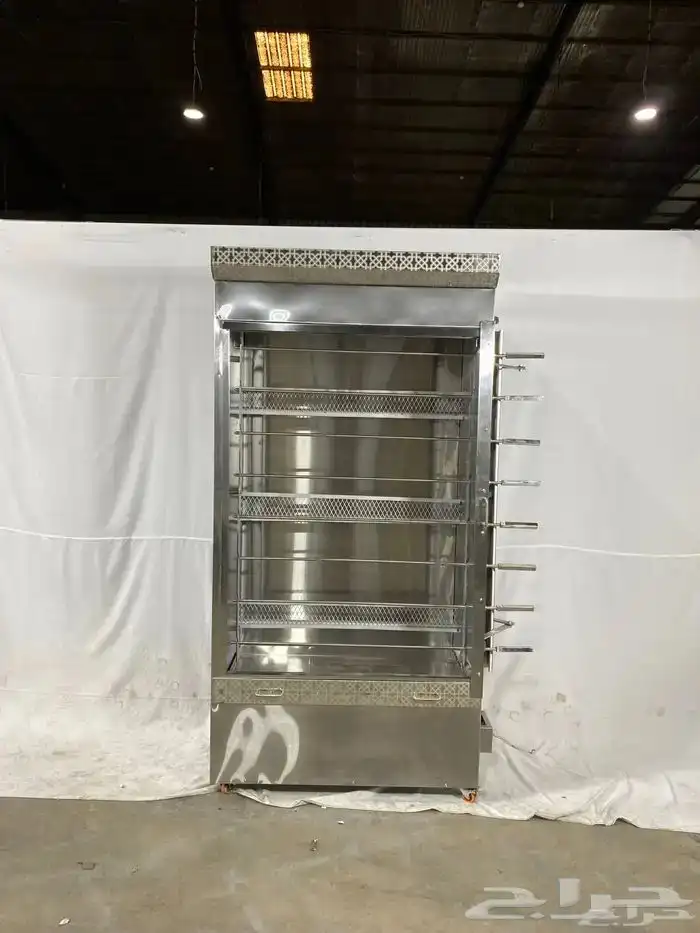 شواية دجاج مكينة شواء معدات ستيل شواية بخاري شوايات استانلس 1