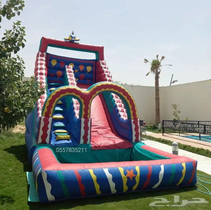نطيطات زحليقه مائيه ملعب صابوني نطيطه مائيه 2