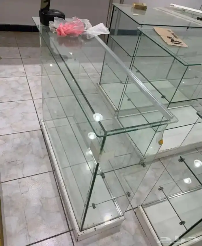طاولة زجاج أرفف زجاج فاترينه زجاج للبيع 2
