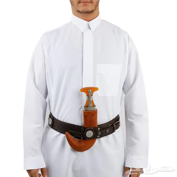 خنجر جنبيه رجالي مع سكين خوجة 6