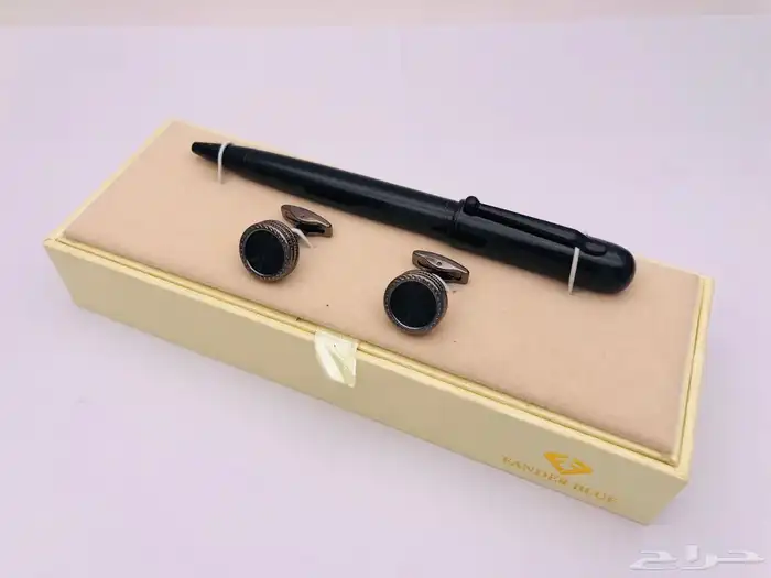 طقم كبك وقلم رجالي أنيق 3