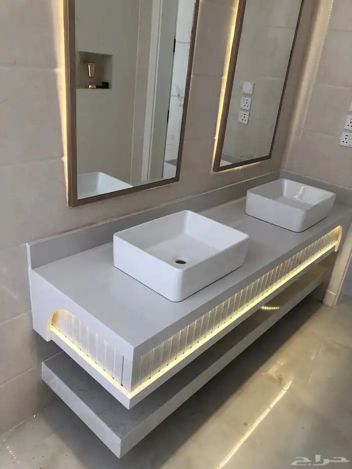 مغاسل رخام طبيعي وصناعة ومطبخ وطولات الانجاز ثلاث ايام 10