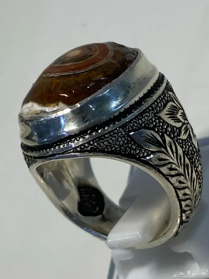 خاتم داودي يماني عين الذئب صياغة الوليف 3