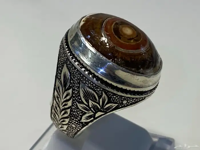 خاتم داودي يماني عين الذئب صياغة الوليف 2