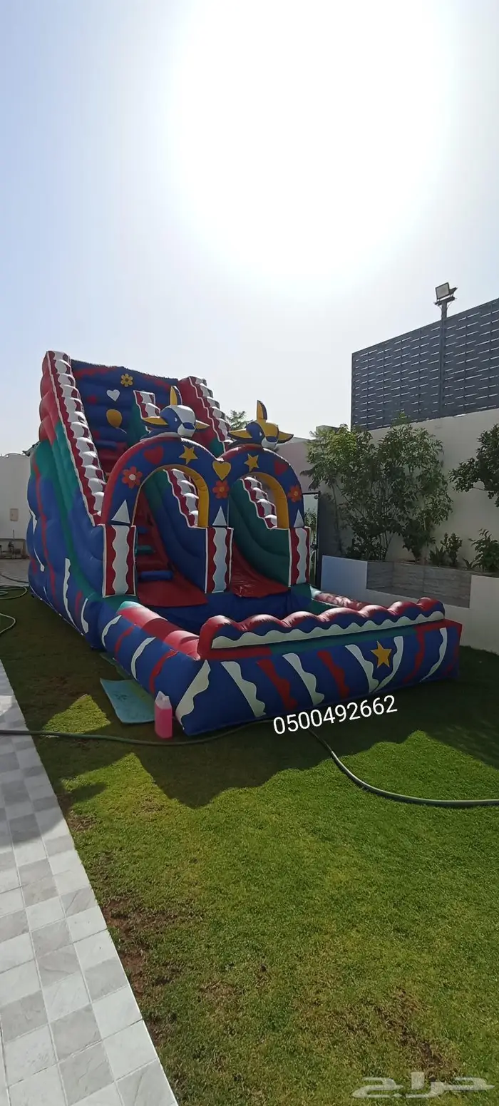 ملعب صابوني نطيطه زحاليق مائيه 6