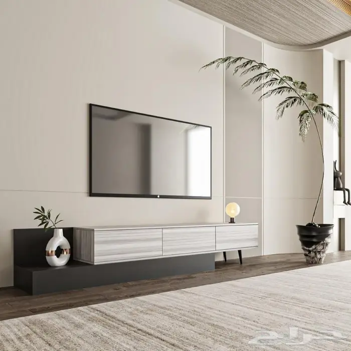 طاولة تلفزيون متحركة مودرن لونين 0