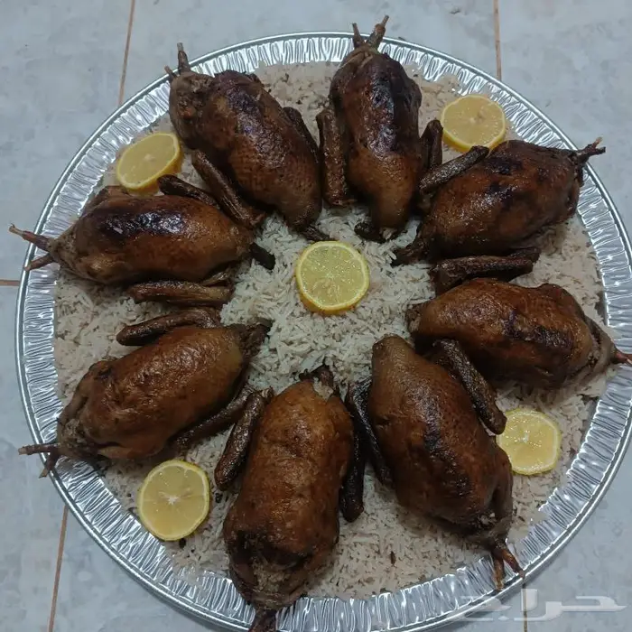 حمام محشي مع ارز بالخلطة الجوز 65 ريال حائل 1