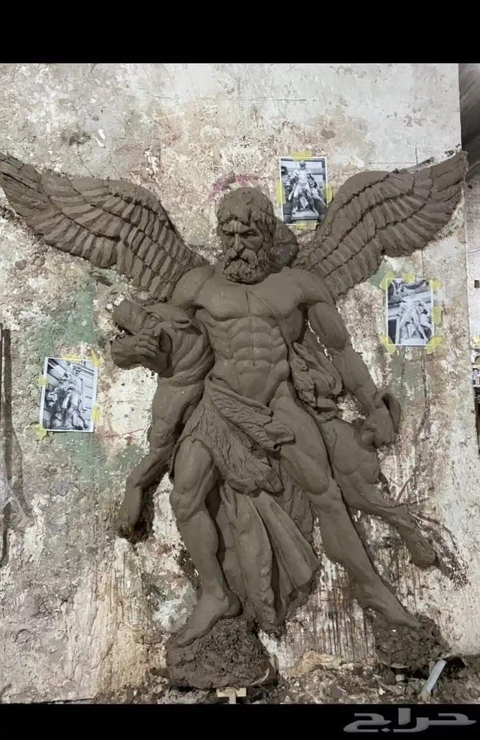 نحت مجسمات وديكورات ونحت جداريات 4