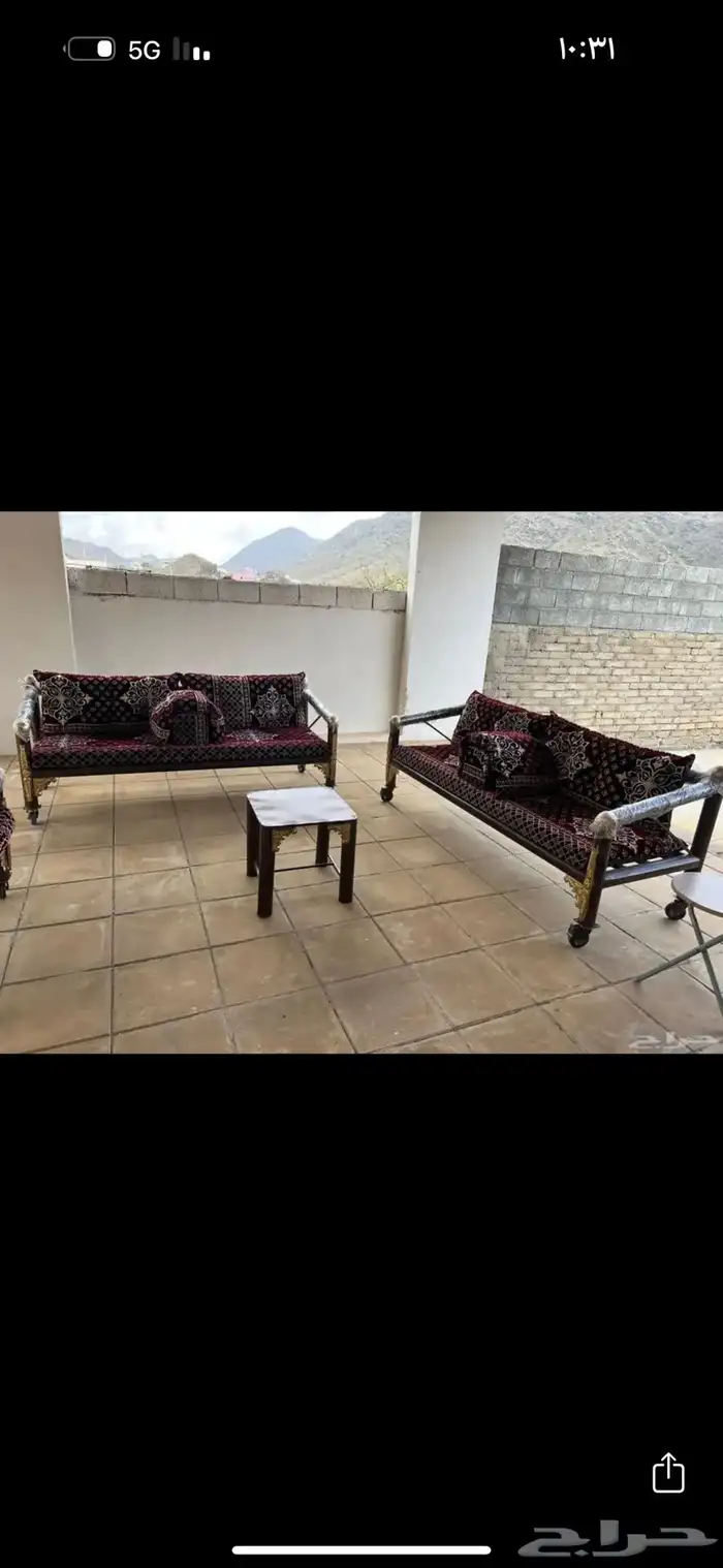 كراسي حديد خارجيه 1