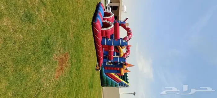 ملعب صابوني نطيطه زحاليق مائيه 1