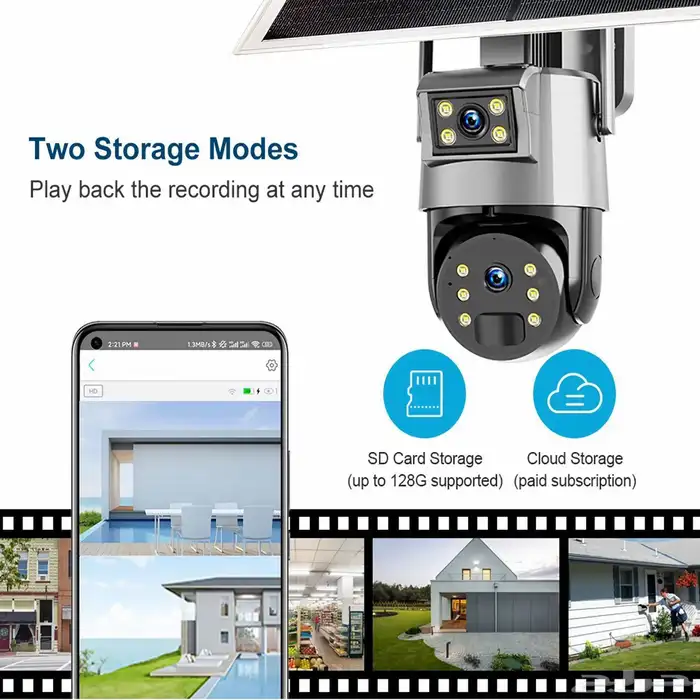 كاميرات مراقبة على الطاقه الشمسية 3