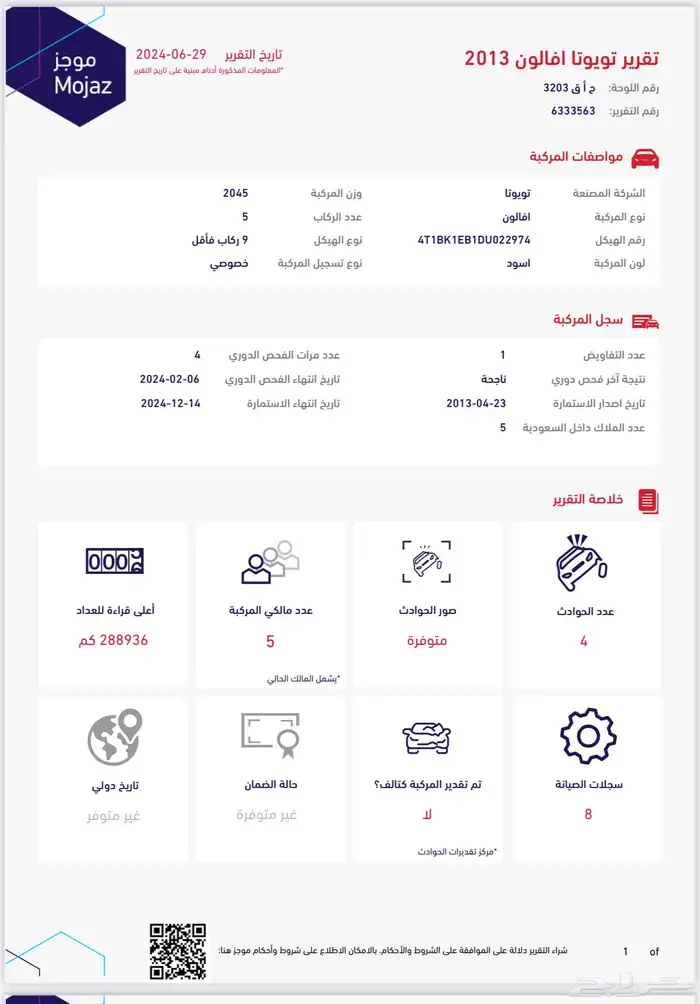 افالون موديل 2013 فل كامل 15