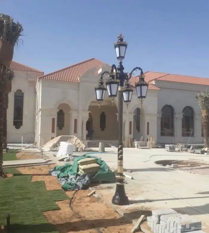 أعمدة اناره اسلامي ديكوري مضلع قص ليزر 0