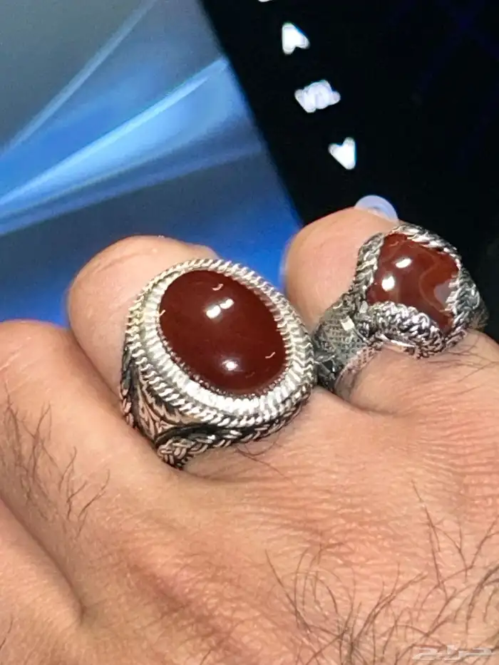 خواتم عقيق وفيروزات واوبالات وسليمانيات بيع جمله أو تفريد 29