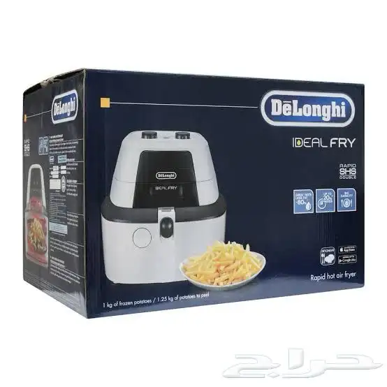 Delonghi Air Fryer  1.25 Liter  White - ديلونجي اير فلير 0