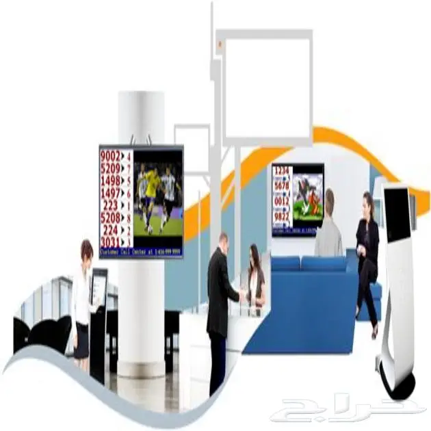جهاز تنظيم الصفوف.سيستم انتظار عملاء نظام صفوف الانتظار 13