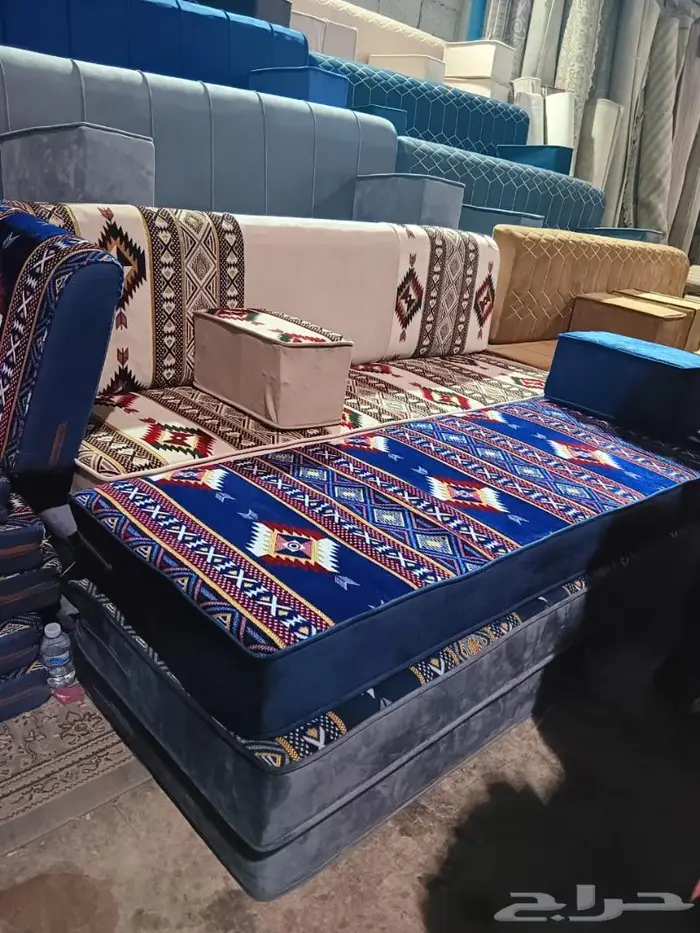 كنب جلسة عرضية تفصيل مجلس عربية جدة 5