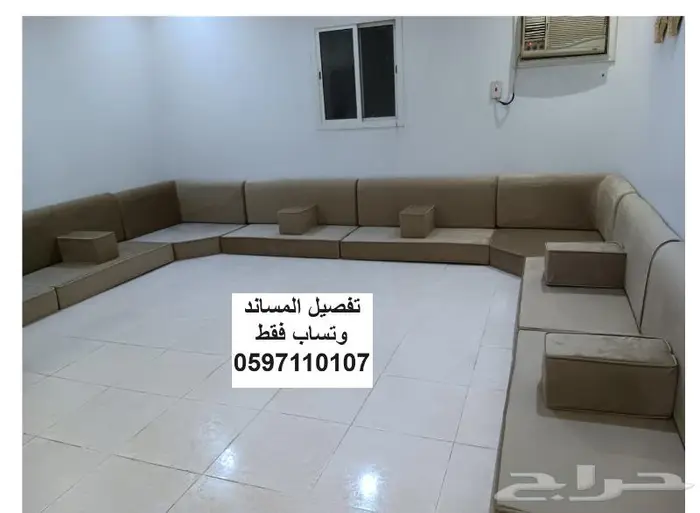 كنب جلسة عرضية تفصيل مجلس عربية جدة 3