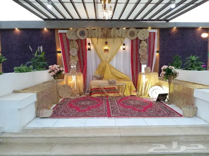 تأجير كوشات أفراح فاخرة في جازان - مناسبات واحد 11