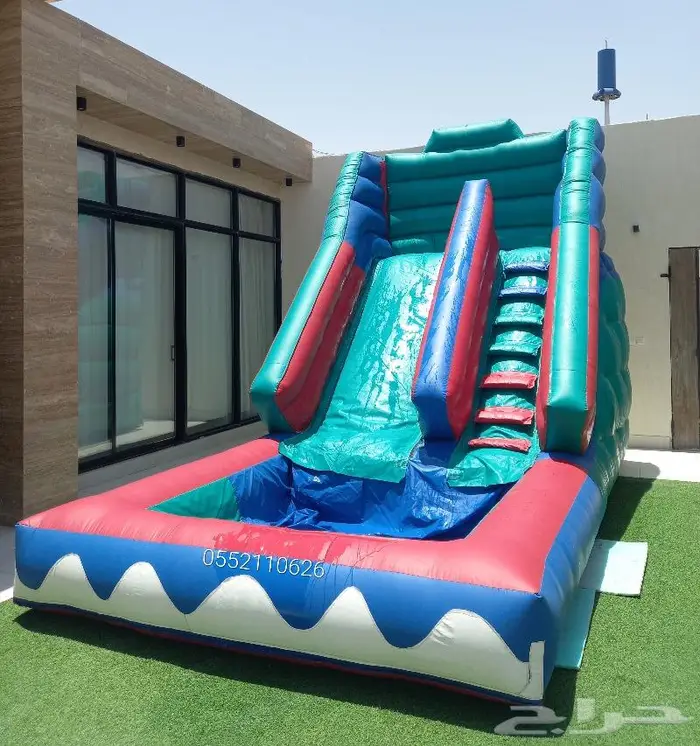 نطيطات زحليقه مائيه نطيطه ملعب صابوني 4