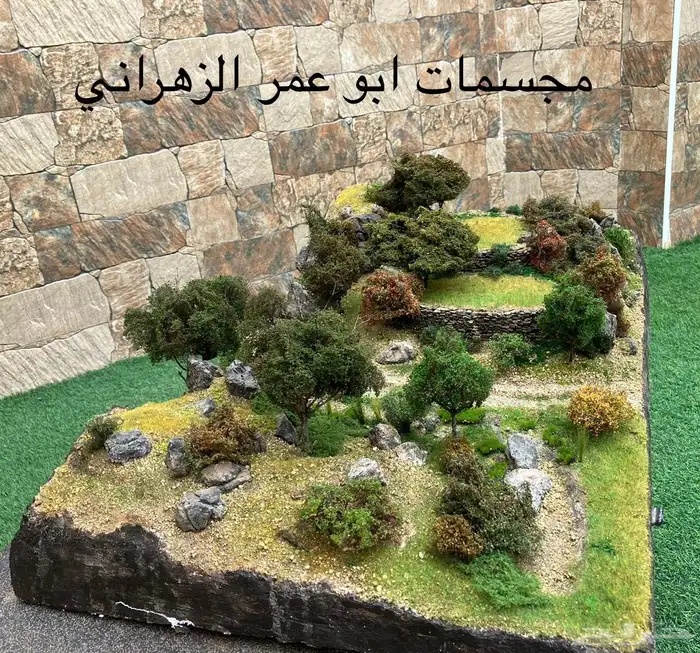 مجسم احترافي لوادي من الباحة 7