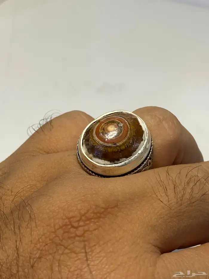 خاتم داودي يماني عين الذئب صياغة الوليف 5