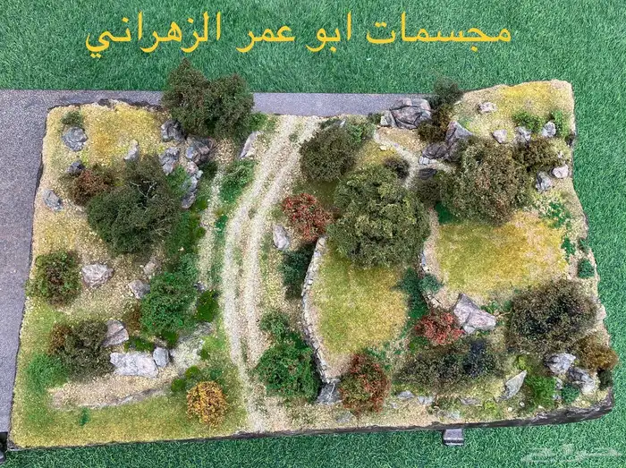 مجسم احترافي لوادي من الباحة 3