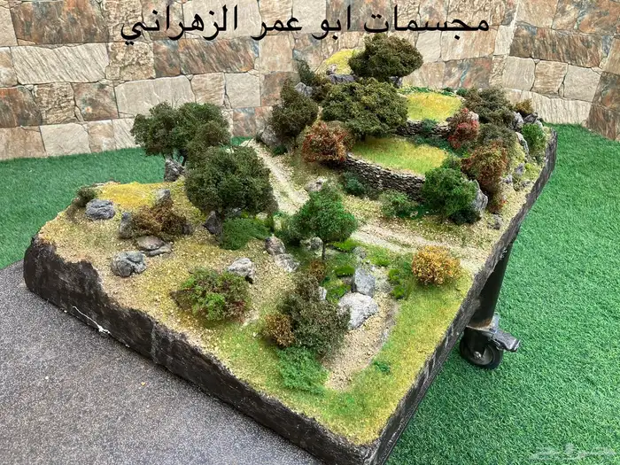 مجسم احترافي لوادي من الباحة 1