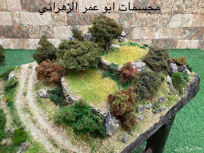 مجسم احترافي لوادي من الباحة 2