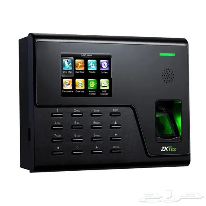 جهاز بصمه حضور وانصراف يعمل بصمة اصبع وكارت ورقم سري 1