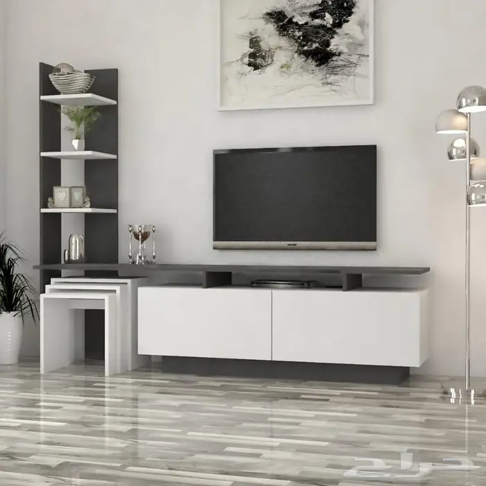 خصومات قوية طاولة تلفزيون مع 3 طاولات خدمة 1