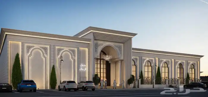 تصميم داخلي وخارجي تصميم قاعة افراح 0