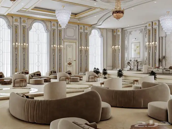 تصميم داخلي وخارجي تصميم قاعة افراح 6