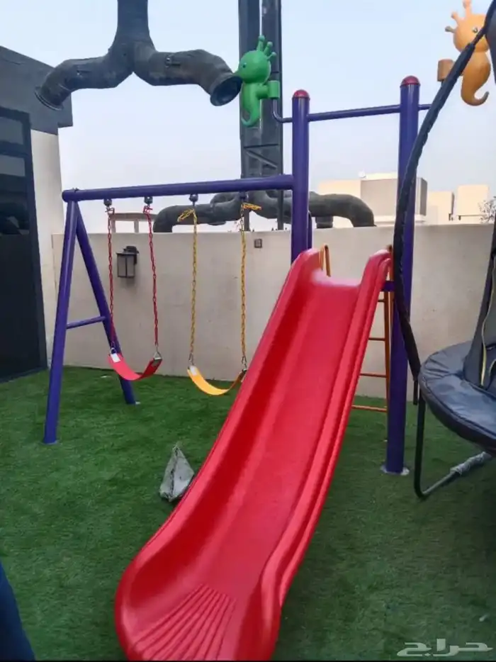 العاب ملاهي روضه - زحاليق مراجيح-ارضيات فوم وخارجيه -نطيطات 16