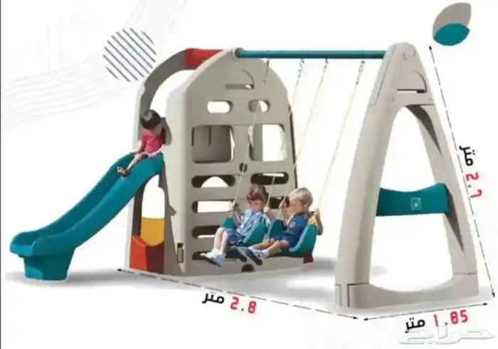 العاب ملاهي روضه - زحاليق مراجيح-ارضيات فوم وخارجيه -نطيطات 0