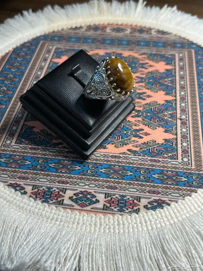 خاتم عين النمر صياغه عرفان وفيه صياغه تركيه 1