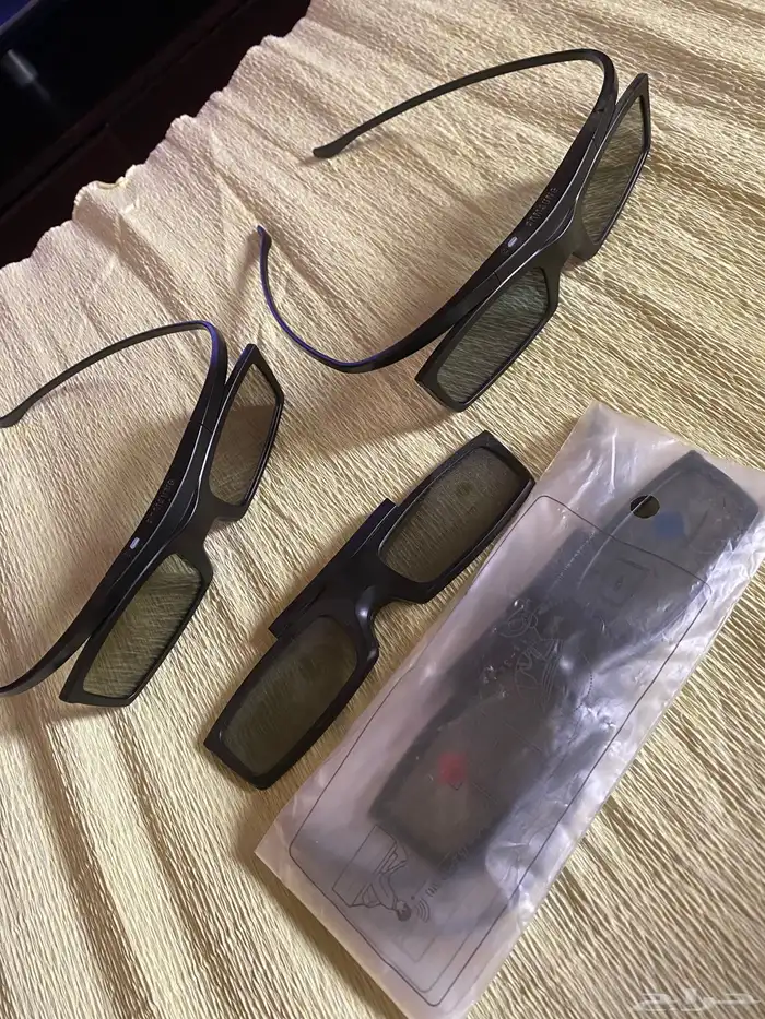 3 نظارات للتلفزيون ماركة سامسونج 3D جديدة 0