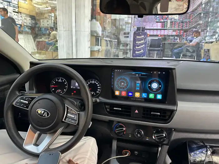 شاشه كيا سيلتوس من موديل 2020. ال 2024Kia Seltos screen from 2